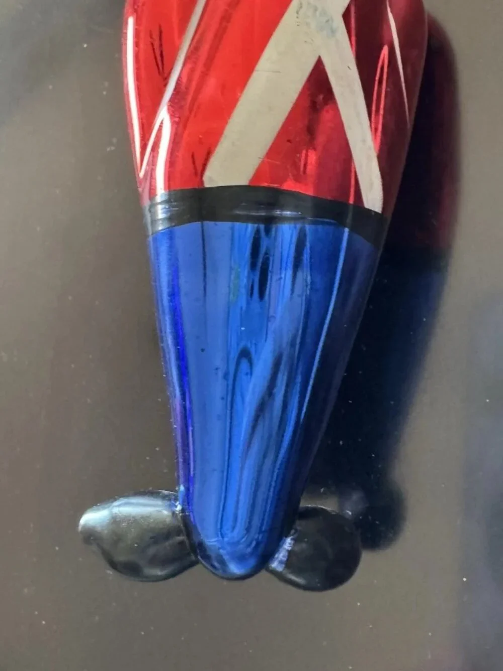 Vintage Hand-Blown Glass Toy Soldier Ornament 6